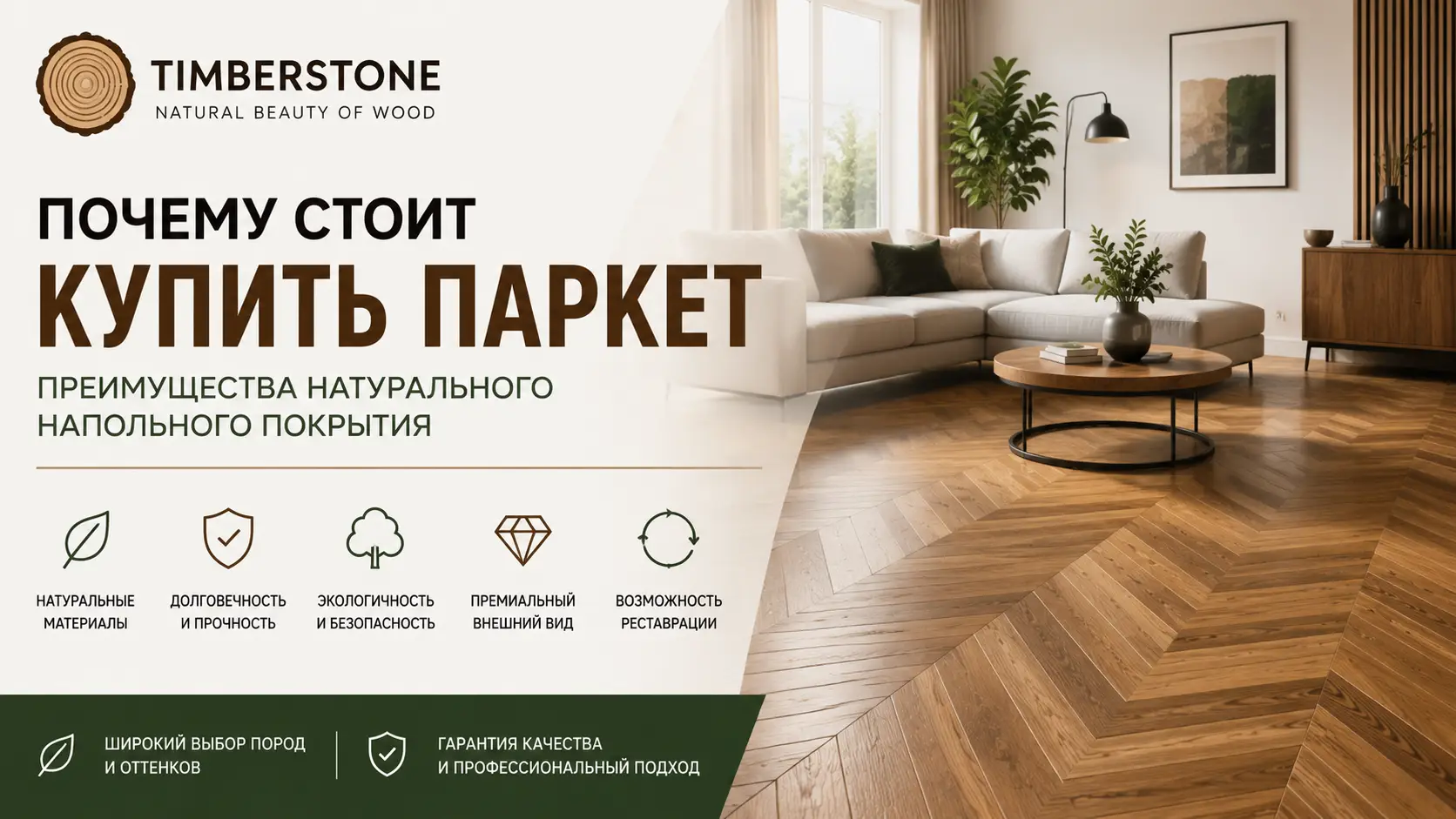 Почему стоит купить паркет для дома