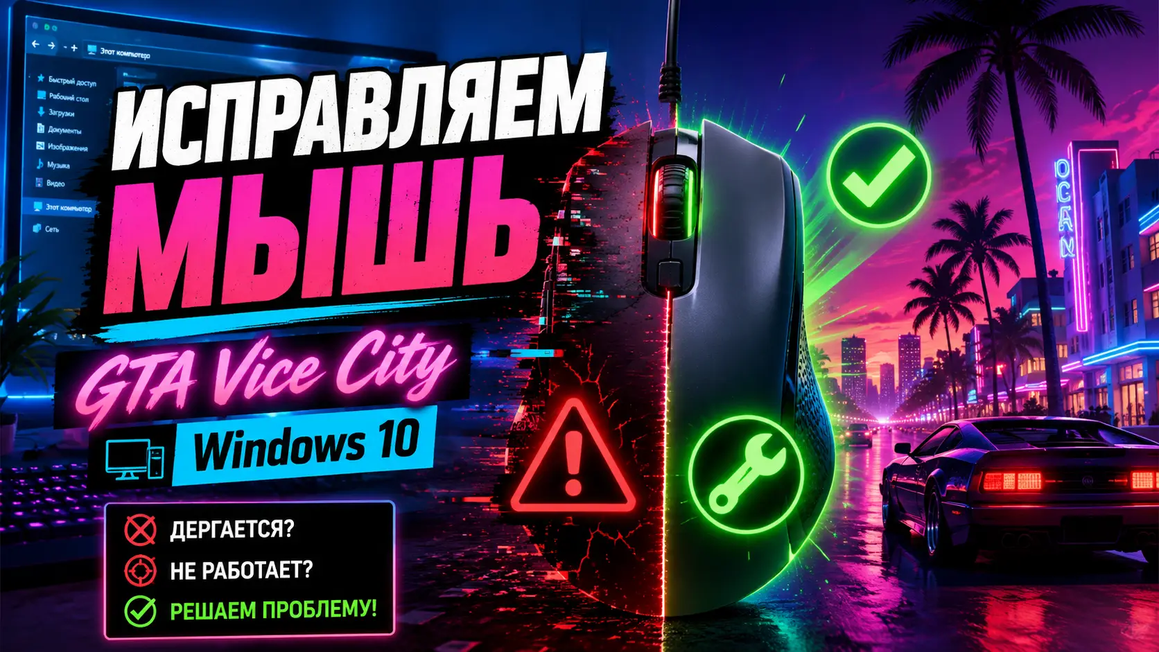 Как исправить работу мышки в GTA VC